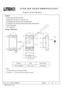 LTST-C150KEKT Datasheet Cover