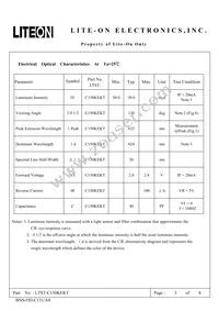 LTST-C150KEKT Datasheet Page 3