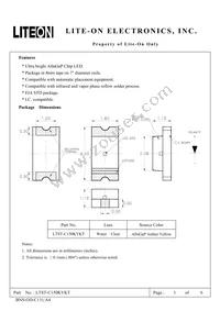 LTST-C150KYKT Datasheet Cover