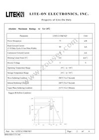 LTST-C150KYKT Datasheet Page 2