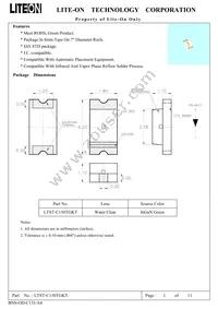 LTST-C150TGKT Datasheet Page 2