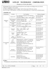 LTST-C150TGKT Datasheet Page 11