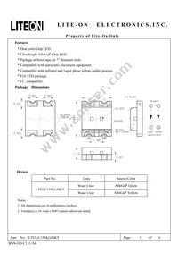 LTST-C155KGJSKT Datasheet Cover