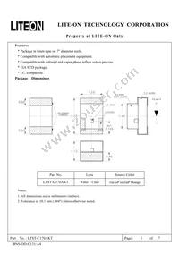 LTST-C170AKT Datasheet Cover