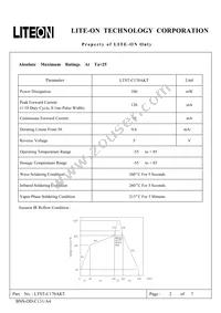 LTST-C170AKT Datasheet Page 2