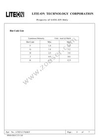 LTST-C170AKT Datasheet Page 4