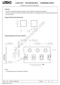 LTST-C170KAKT Datasheet Page 8