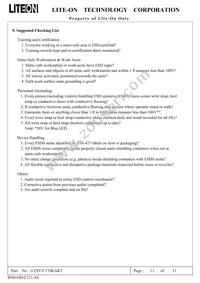 LTST-C170KAKT Datasheet Page 12