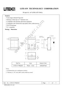 LTST-C170KEKT Datasheet Cover