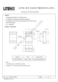 LTST-C170YKT Datasheet Cover