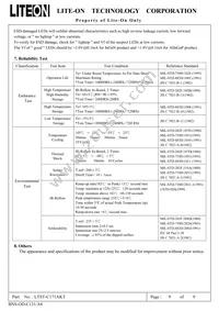 LTST-C171AKT Datasheet Page 10