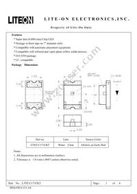 LTST-C171CKT Datasheet Cover