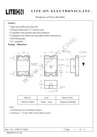 LTST-C171EKT Datasheet Cover