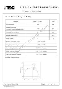 LTST-C171EKT Datasheet Page 2