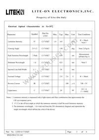 LTST-C171EKT Datasheet Page 3