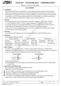 LTST-C171KEKT Datasheet Page 9