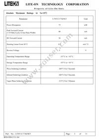 LTST-C171KFKT Datasheet Page 3