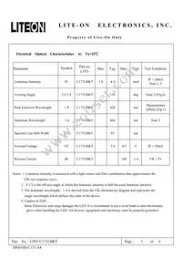 LTST-C171UBKT Datasheet Page 3