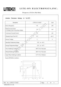 LTST-C171YKT Datasheet Page 2