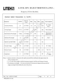 LTST-C171YKT Datasheet Page 3