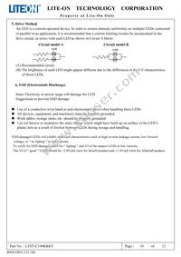LTST-C190KRKT Datasheet Page 11