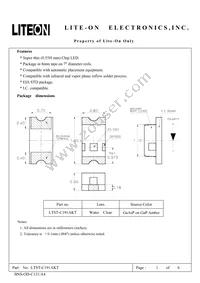 LTST-C191AKT Datasheet Cover