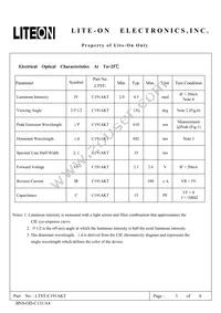 LTST-C191AKT Datasheet Page 3