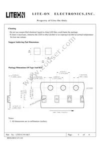 LTST-C191AKT Datasheet Page 5