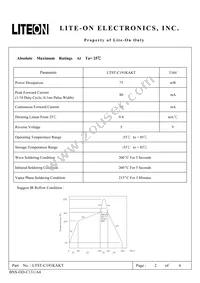 LTST-C191KAKT Datasheet Page 2