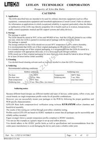 LTST-C191TBKT Datasheet Page 10