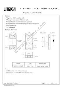 LTST-C191YKT Datasheet Cover