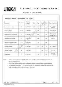 LTST-C191YKT Datasheet Page 3