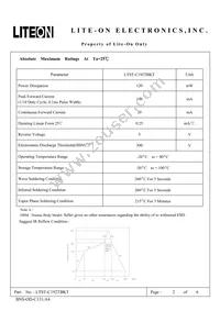 LTST-C192TBKT Datasheet Page 2