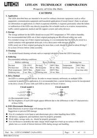LTST-C193KRKT-2A Datasheet Page 9