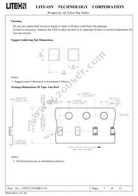 LTST-C193TBKT-5A Datasheet Page 7