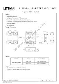 LTST-C195GEKT Datasheet Cover