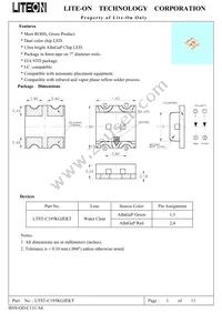 LTST-C195KGJEKT Datasheet Cover