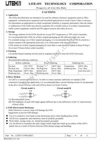 LTST-C195KGJEKT Datasheet Page 9