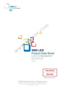 LTST-C195KGKFKT Datasheet Cover