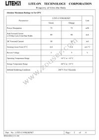 LTST-C195KGKFKT Datasheet Page 3