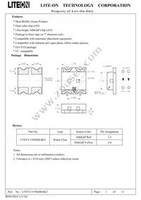 LTST-C195KRKSKT Datasheet Page 2