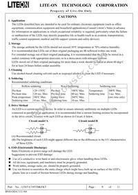 LTST-C195TBKFKT Datasheet Page 10