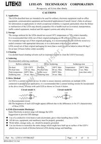LTST-C195TBKGKT Datasheet Page 10