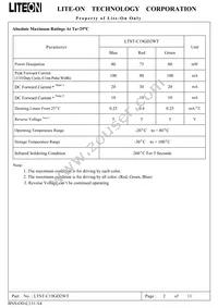 LTST-C19GD2WT Datasheet Page 3