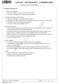 LTST-C19GD2WT Datasheet Page 12