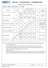 LTST-C19HE1WT Datasheet Page 5