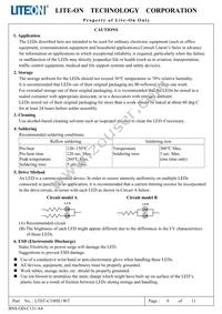 LTST-C19HE1WT Datasheet Page 10