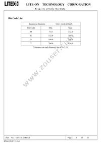 LTST-C21KFKT Datasheet Page 6