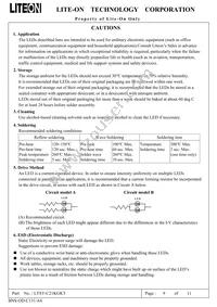 LTST-C21KGKT Datasheet Page 10