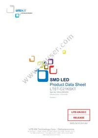 LTST-C21KSKT Datasheet Cover